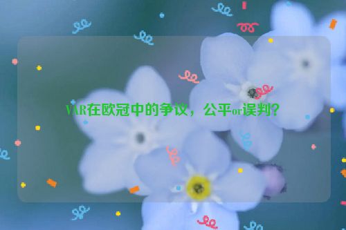 VAR在欧冠中的争议，公平or误判？