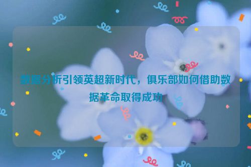 数据分析引领英超新时代，俱乐部如何借助数据革命取得成功