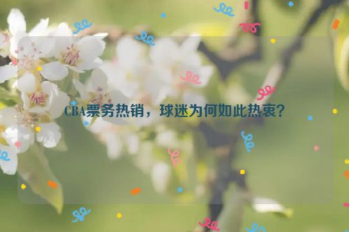 CBA票务热销，球迷为何如此热衷？