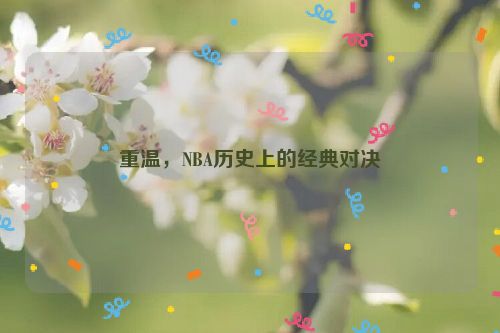 重温，NBA历史上的经典对决